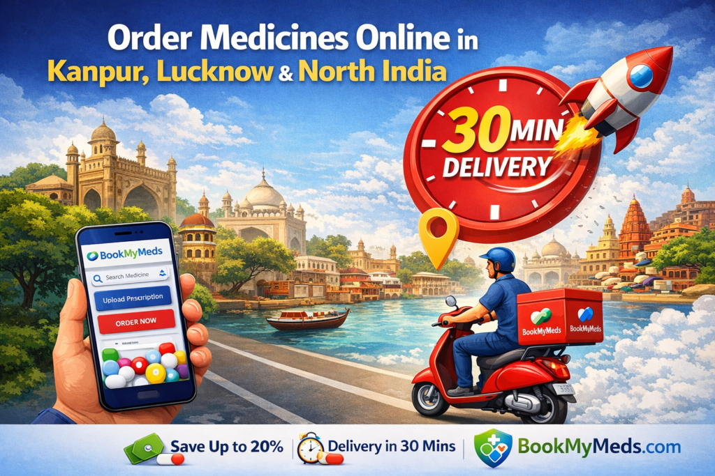 Order Medicines Online in Kanpur, Lucknow & North India — 30-Minute