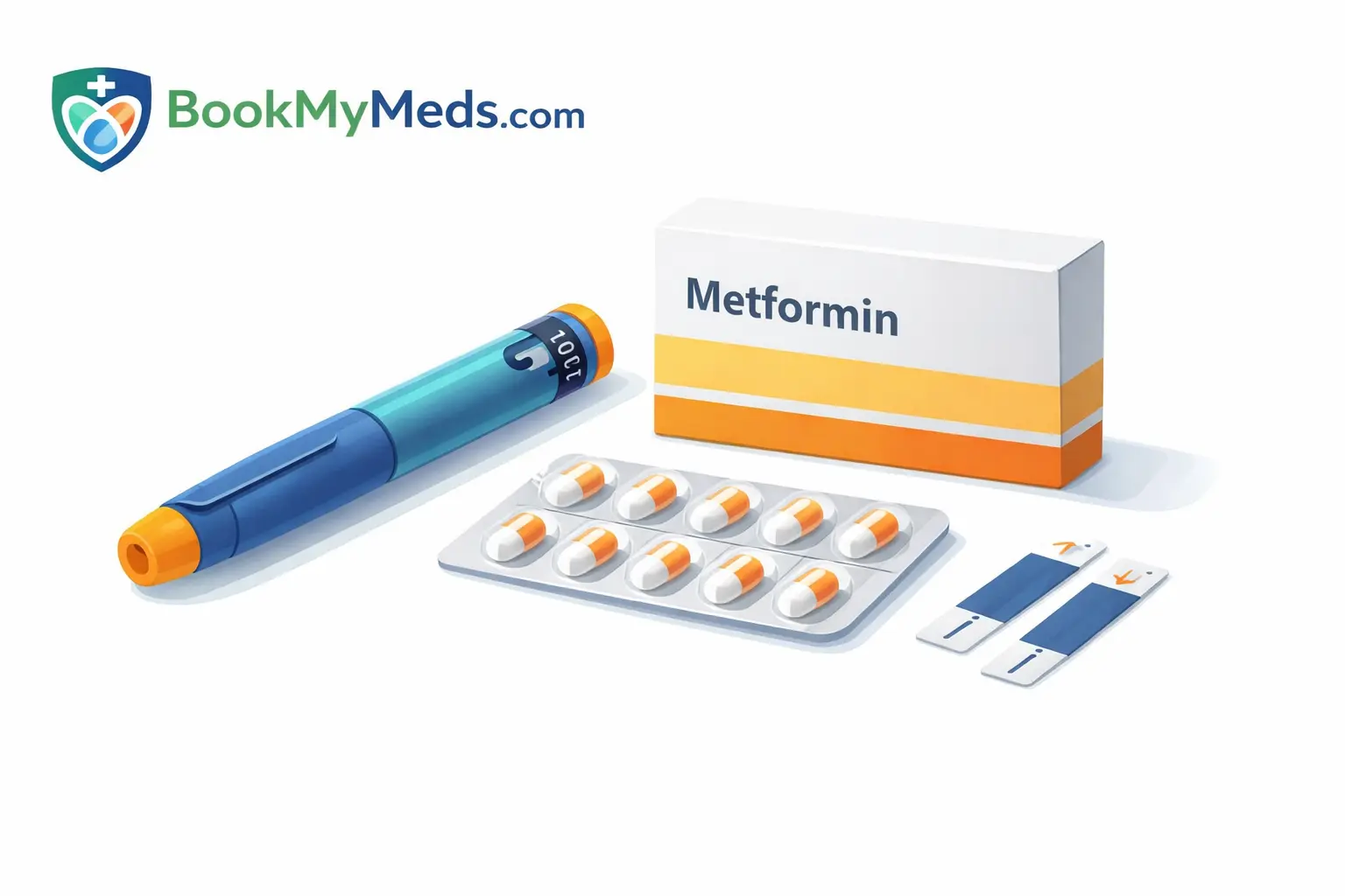 डायबिटीज की ज़रूरी दवाइयां BookMyMeds