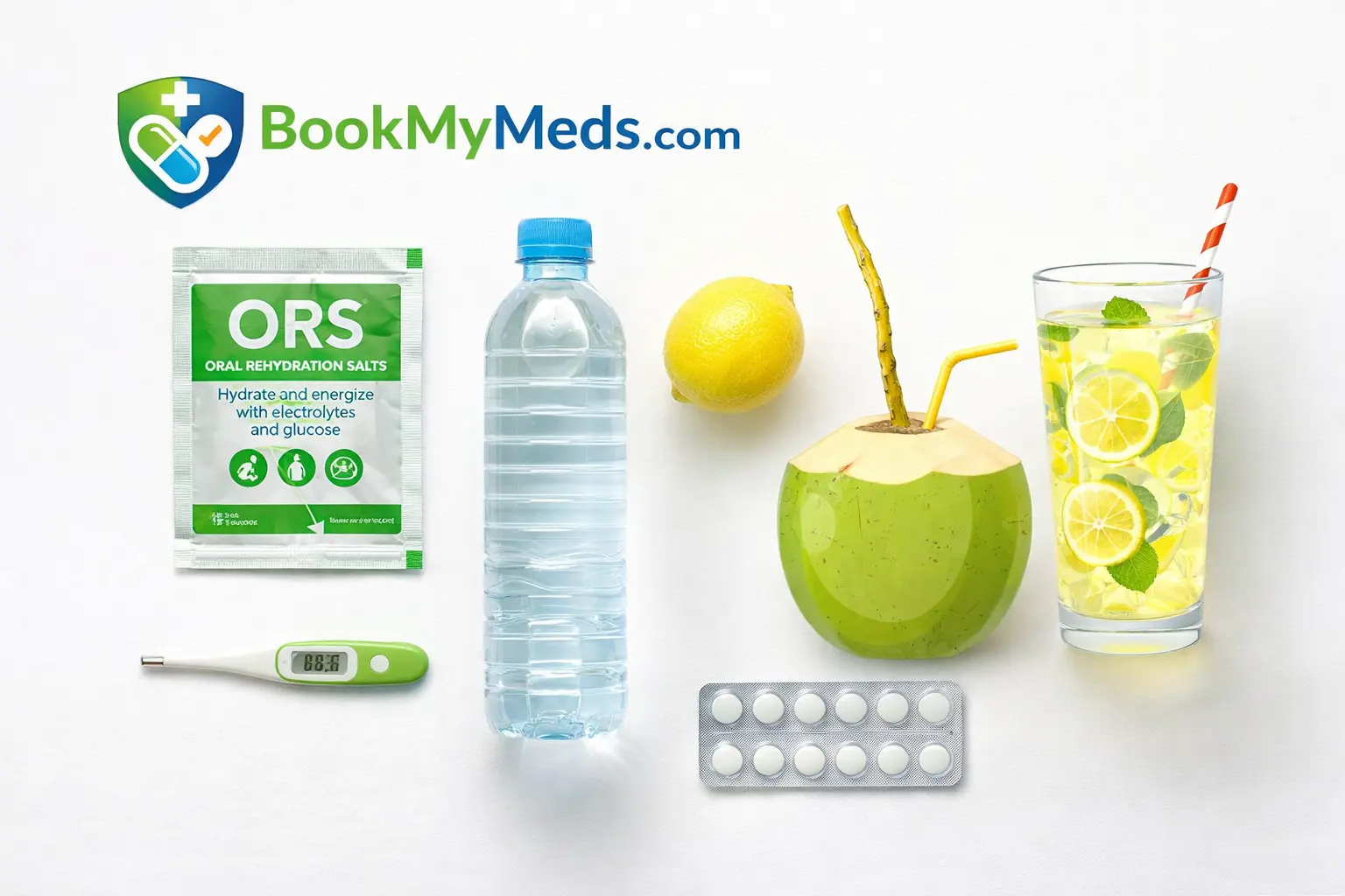 गर्मी की ज़रूरी दवाई और उपाय BookMyMeds